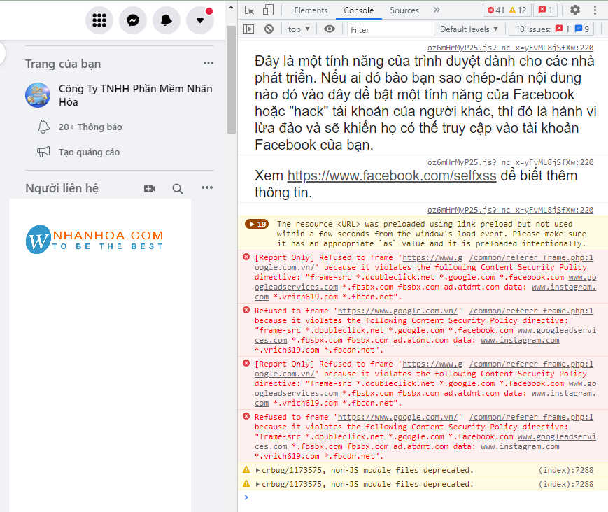 Lấy cookie Facebook trên trình duyệt