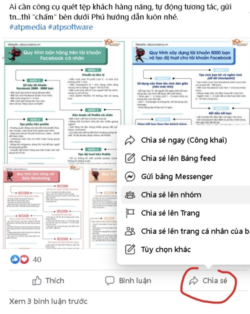 cách đăng bài vào nhiều nhóm trên facebook bằng điện thoại